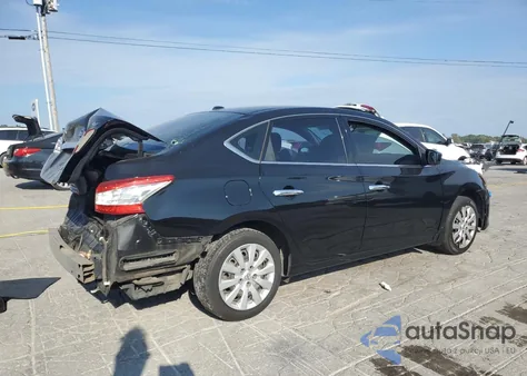 2014 Nissan Sentra S z USA, uszkodzony, nr VIN 3N1AB7AP1EY314145